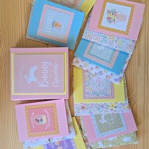 Handmade Mini Easter Spring Cards & Envelopes Boxed Set Of 8